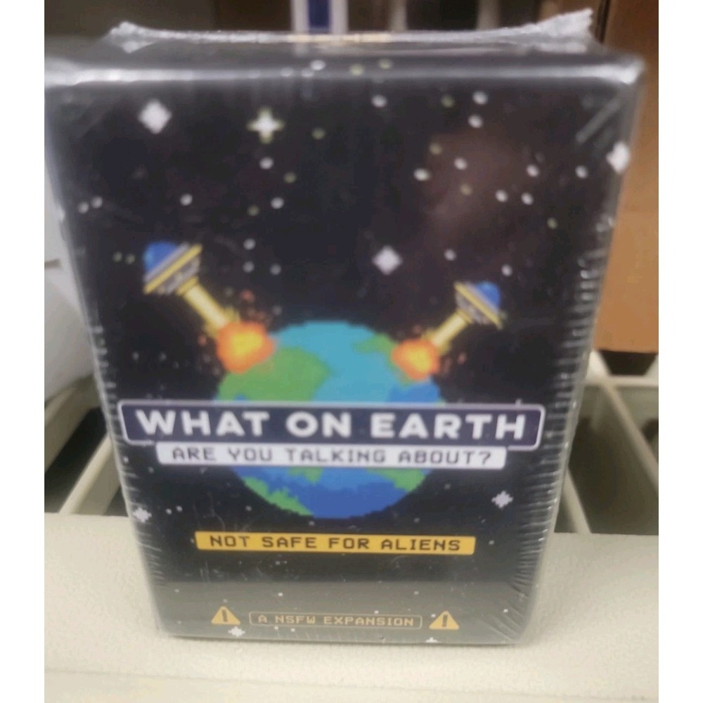 What On Earth are You Talking About? Not Safe for Aliens Expansion Game NEW!
